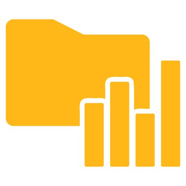 Klasör simgesi iş Bicolor kümesi'nden çizelgeleri