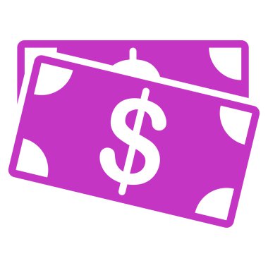 Doları banknot simgesi iş Bicolor kümesi'nden