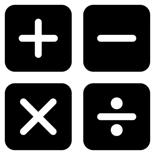 Icono de calculadora de Business Bicolor Set —  Fotos de Stock
