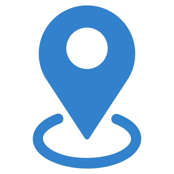 Geo-Targeting pictogram van Business Bicolor instellen — Stockfoto