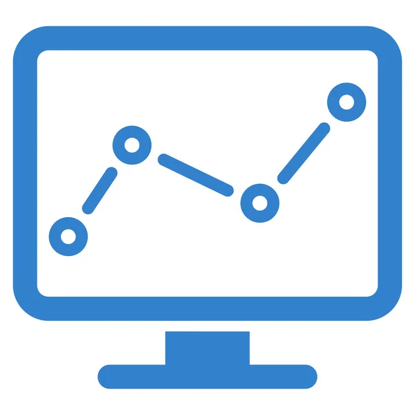 Monitoring icon from Business Bicolor Set — Stock Photo, Image