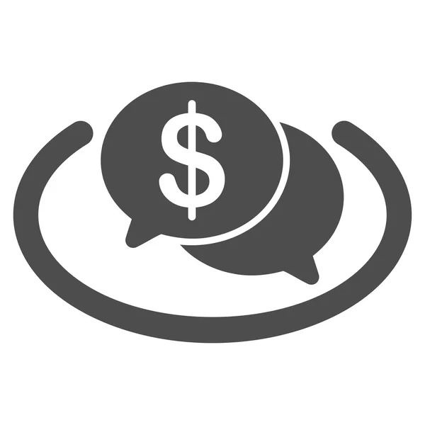 Financial Network icon from Business Bicolor Set — Stock Photo, Image