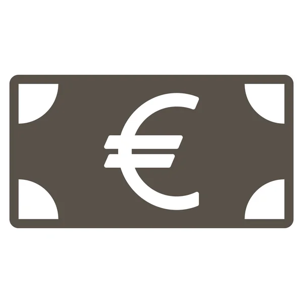 Euro Banknote icon from Business Bicolor Set — Stock Photo, Image