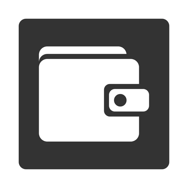Πορτοφόλι εικονίδιο — Διανυσματικό Αρχείο
