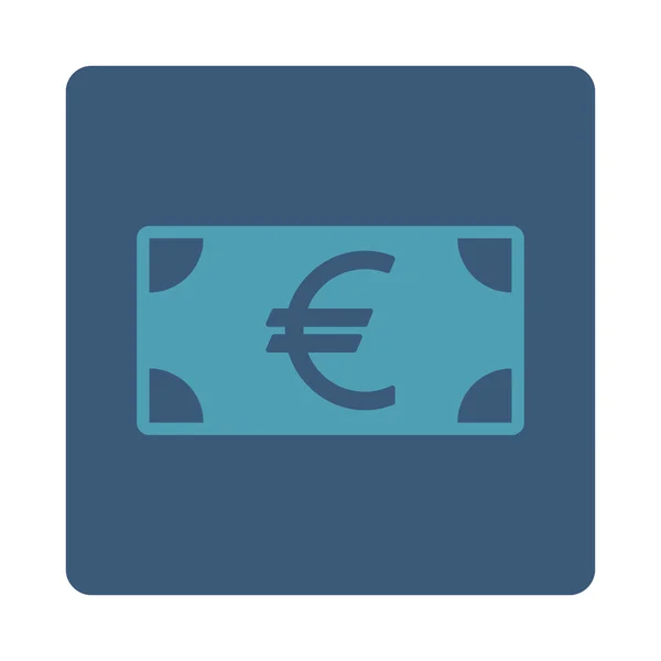 Icono del billete en euros —  Fotos de Stock
