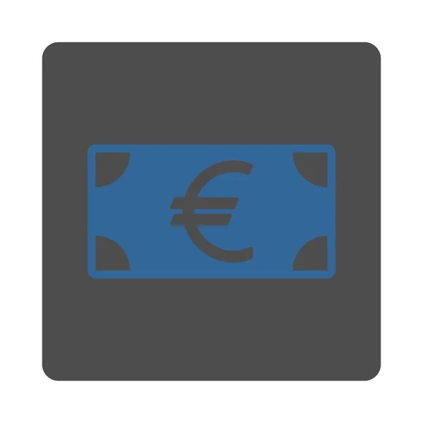 Euro-biljet pictogram — Stockfoto