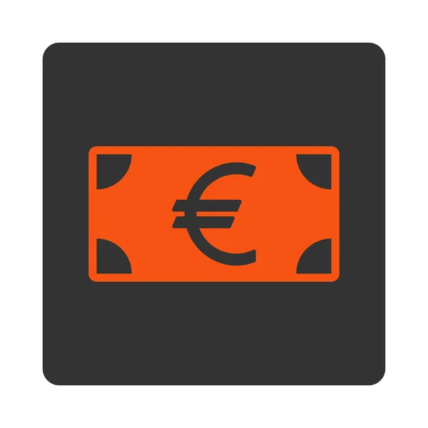 Euro banknot simgesi — Stok fotoğraf