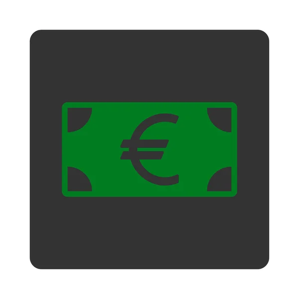 Euro bankovky ikona — Stockový vektor