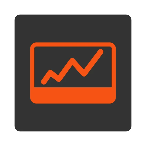 Ícone do mercado de ações — Vetor de Stock