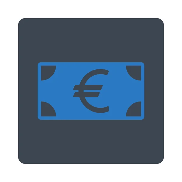 Euro-biljet pictogram — Stockvector