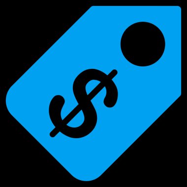 Fiyat etiketi simgesi ticaret kümesinden