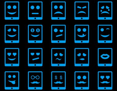 Duygu mobil tablet simgeler