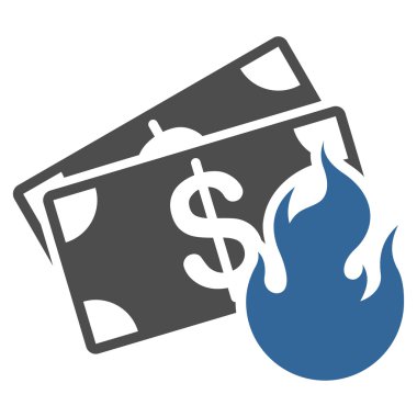 Yangın kaza simge ticaret kümesinden