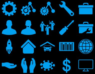 Ayarları ve araçları simgeler