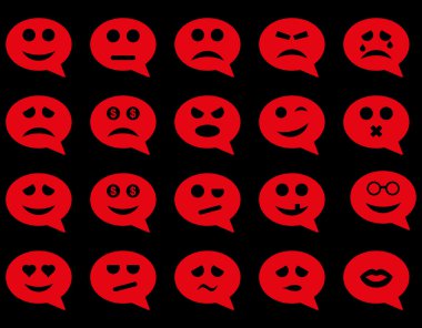 Duygu gülümseme simgeler sohbet