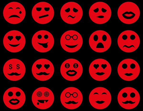 Smile and emotion icons — Stock Photo, Image