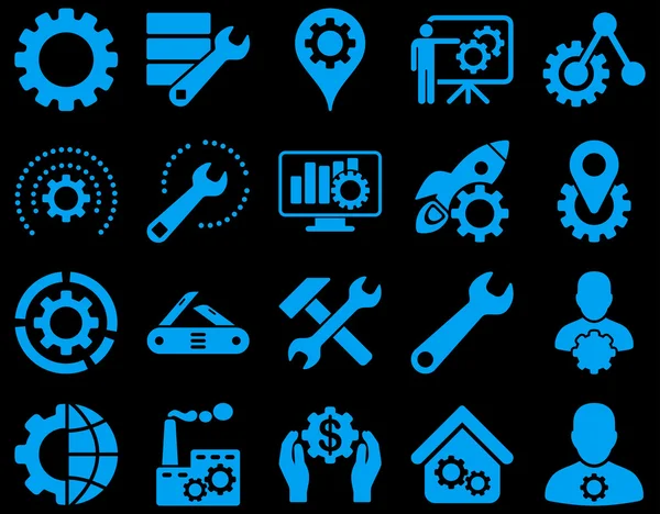 Settings and Tools Icons — Stock Photo, Image