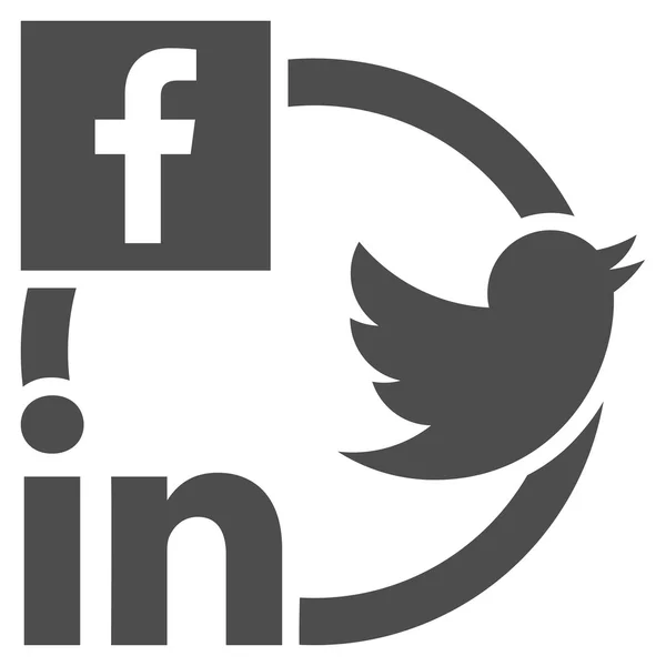 Social Networks Icon — Stock Photo, Image