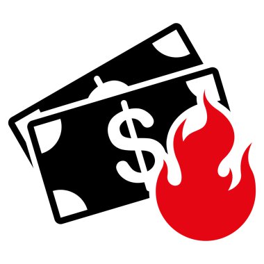 Yangın kaza simge ticaret kümesinden