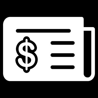 Ticaret kümesinden finansal haber simgesi