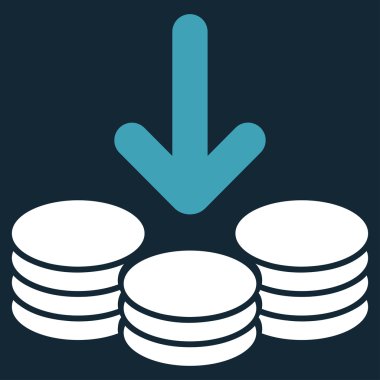 Ticaret kümesinden gelir simgesi