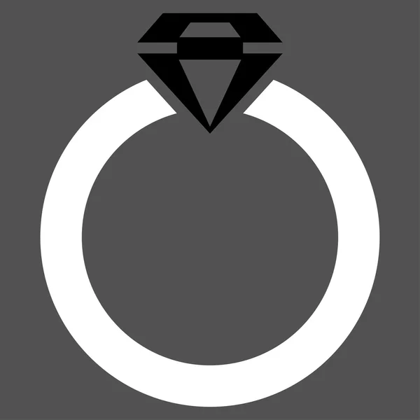 Icono de anillo de diamante de Commerce Set — Archivo Imágenes Vectoriales