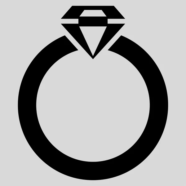 Icono de anillo de diamante de Commerce Set — Archivo Imágenes Vectoriales