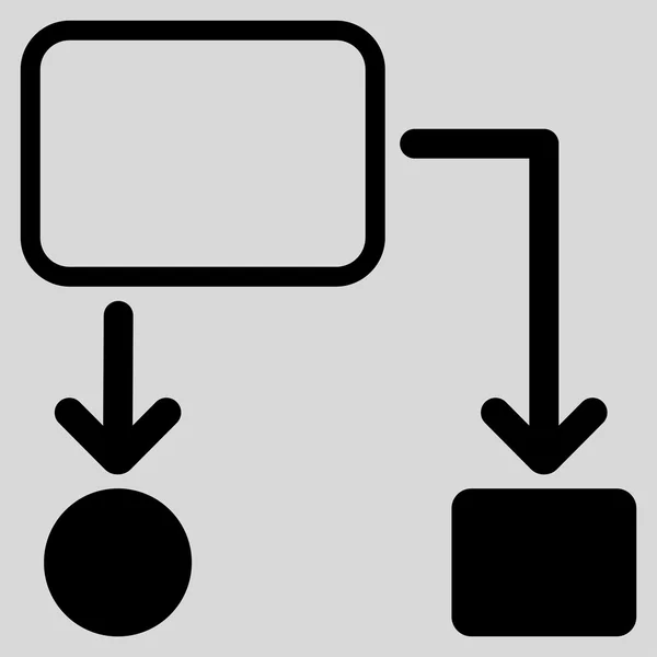 Icono de esquema del conjunto de comercio — Archivo Imágenes Vectoriales