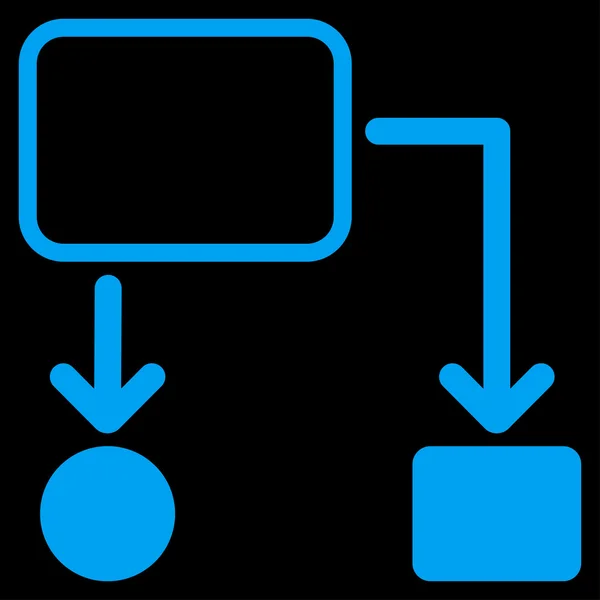 Icono de esquema del conjunto de comercio — Vector de stock