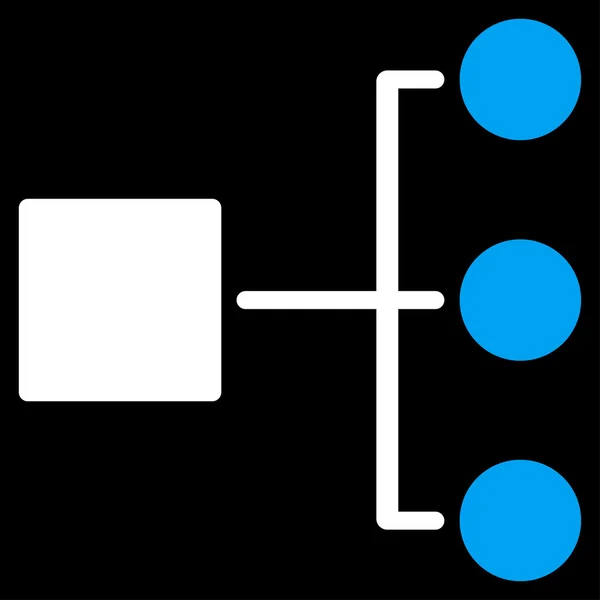 Ícone de diagrama do conjunto de comércio —  Vetores de Stock