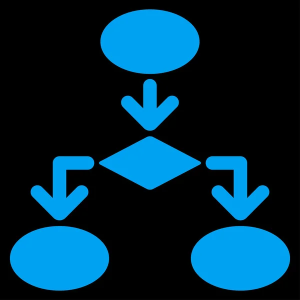 Icono de diagrama de flujo de Commerce Set — Archivo Imágenes Vectoriales