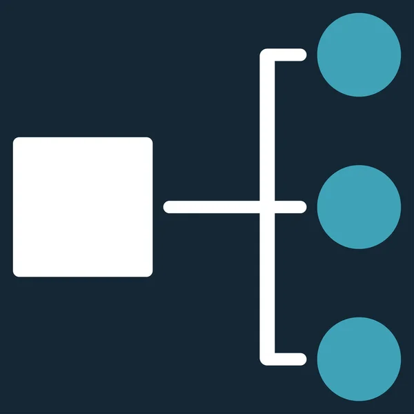 Ícone de diagrama do conjunto de comércio —  Vetores de Stock