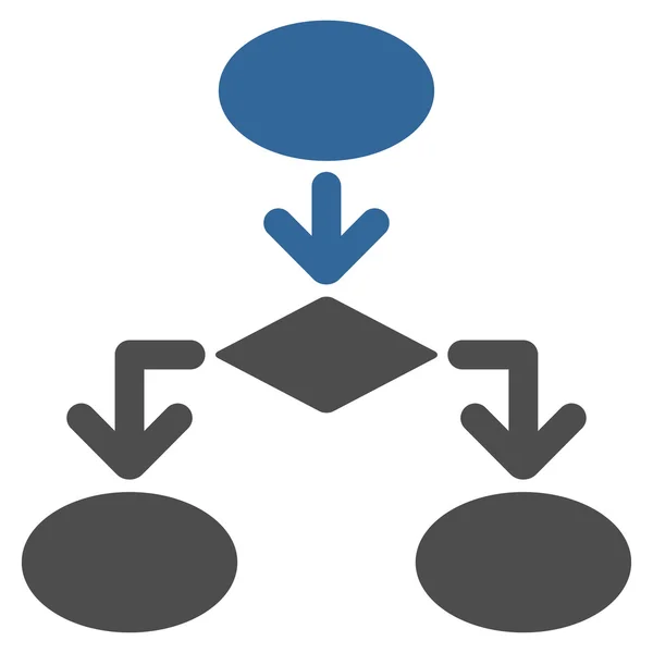 Icono de diagrama de flujo de Commerce Set — Foto de Stock