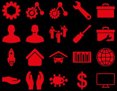 Ayarları ve araçları simgeler