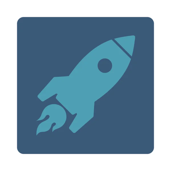 Raketenstart-Ikone — Stockfoto