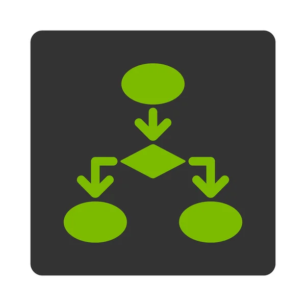 Icona del diagramma di flusso — Foto Stock