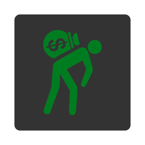 Money Courier Icon — Stock Photo, Image