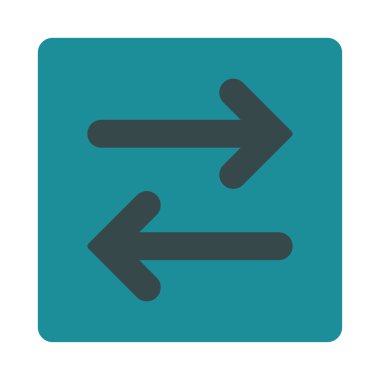 Fiske vurmak yatay düz yumuşak mavi renkler yuvarlak düğmesi