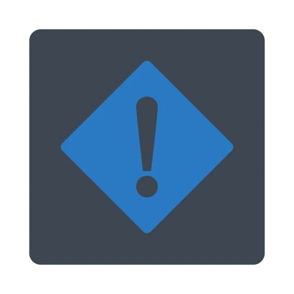 Error plano liso azul colores redondeados botón — Archivo Imágenes Vectoriales