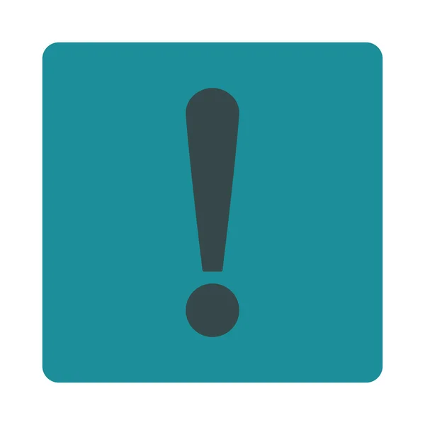Екзаменаційний знак плоский м'який синій колір закруглена кнопка — стоковий вектор