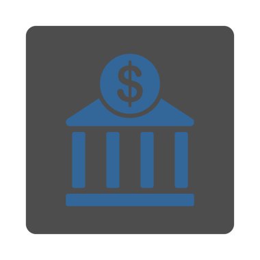 Banka simge ticaret düğmeleri Overcolor set