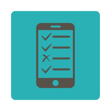 Mobil görevleri simge ticaret düğmeleri Overcolor set