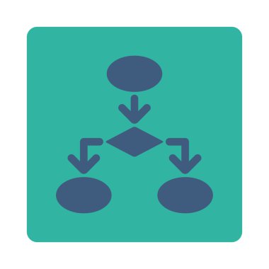 Akış çizelgesi simge ticaret düğmeleri Overcolor set