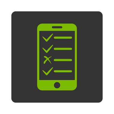 Mobil görevleri simge ticaret düğmeleri Overcolor set