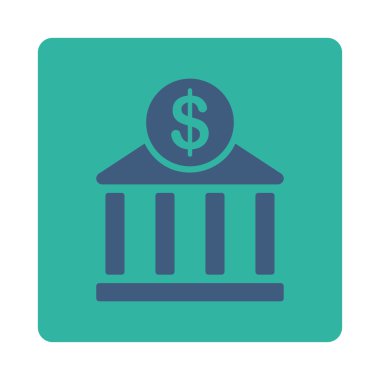 Banka simge ticaret düğmeleri Overcolor set