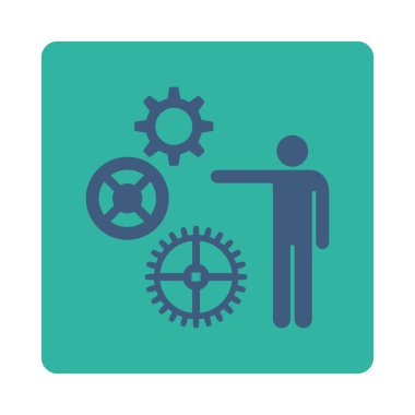 Proje simgesi ticaret düğmeleri Overcolor set