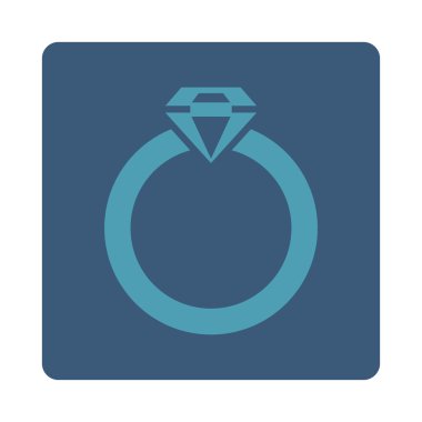 Elmas yüzük simge ticaret düğmeleri Overcolor set