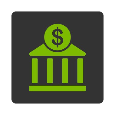 Banka simge ticaret düğmeleri Overcolor set