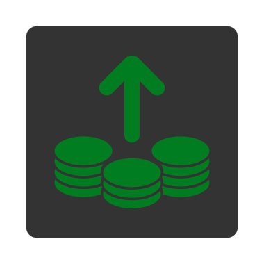 Ödeme simge ticaret düğmeleri Overcolor set