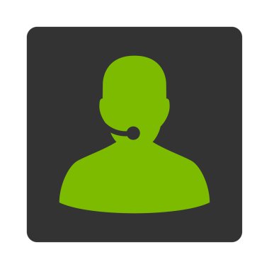 Çağrı merkezi simge ticaret düğmeleri Overcolor set